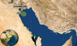 اصابت پرتابه ناشناس به یک کشتی باری در خلیج فارس